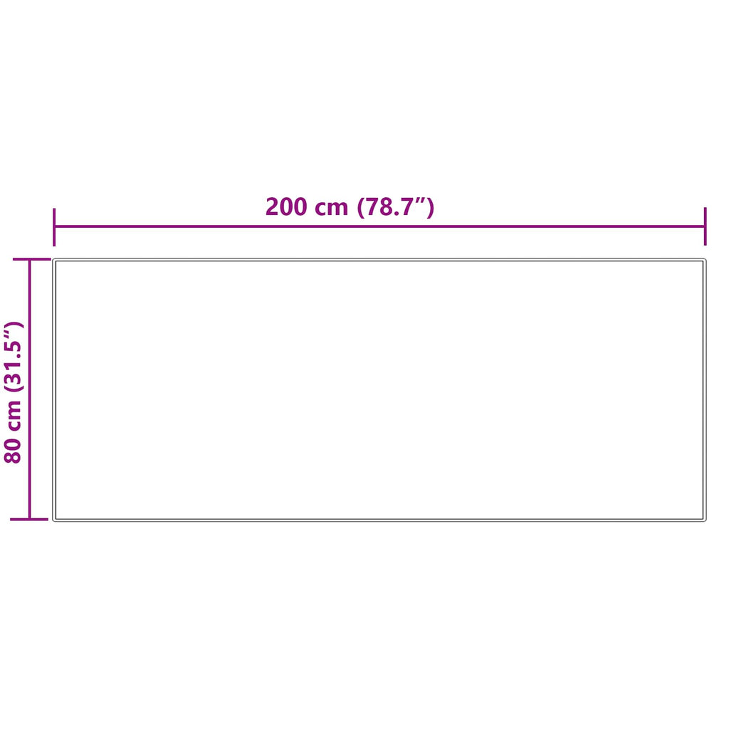 vidaXL Dywan z sztucznej owczej skóry TAFALLA kremowy 80 x 200 cm