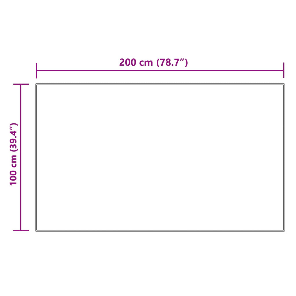 vidaXL Dywan z sztucznej owczej skóry TAFALLA kremowy 100 x 200 cm