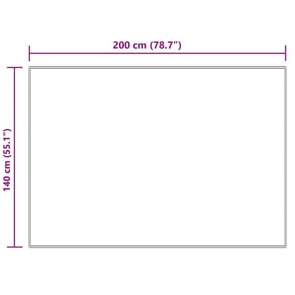 vidaXL Dywan z sztucznej owczej skóry TAFALLA kremowy 140 x 200 cm