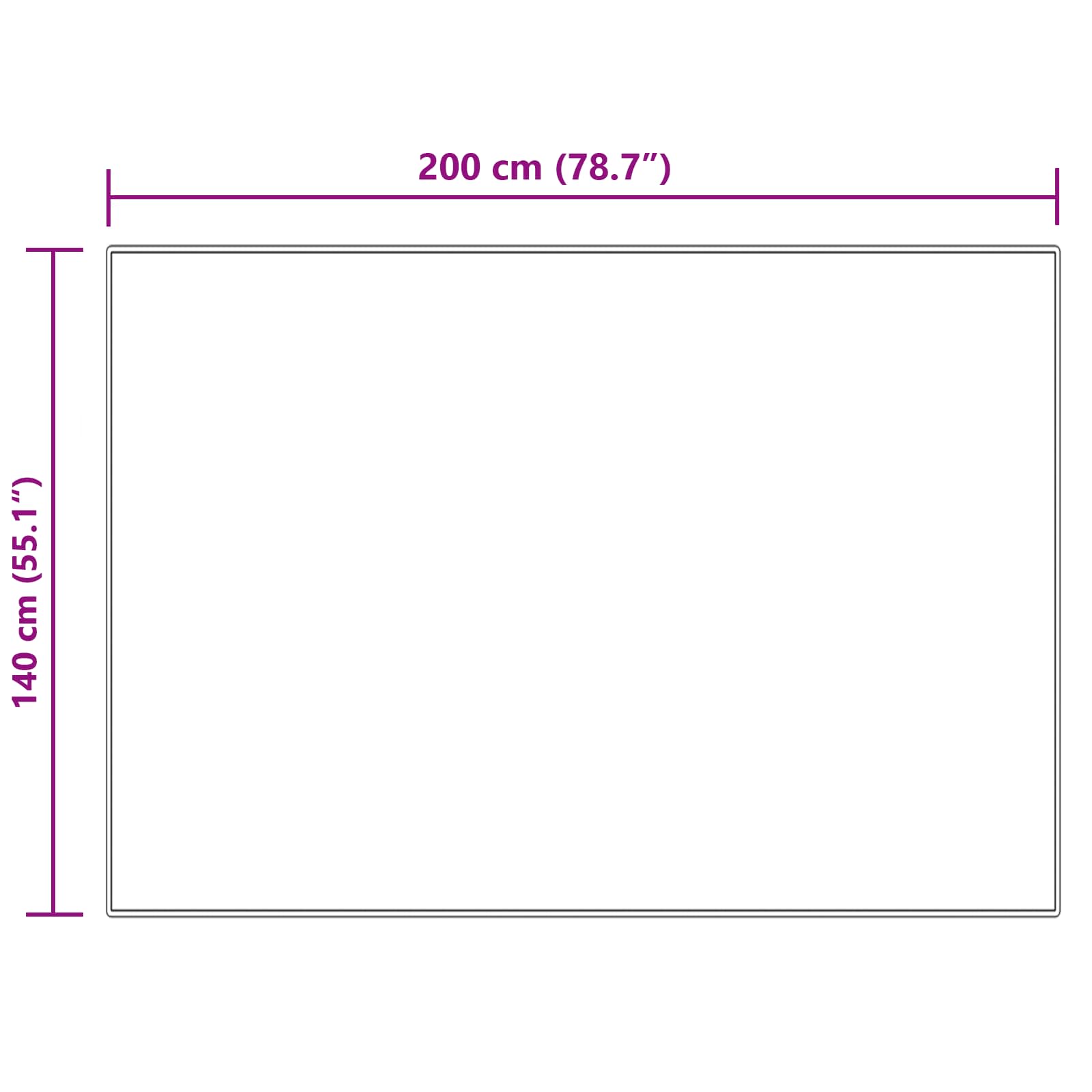 vidaXL Dywan z sztucznej owczej skóry TAFALLA kremowy 140 x 200 cm
