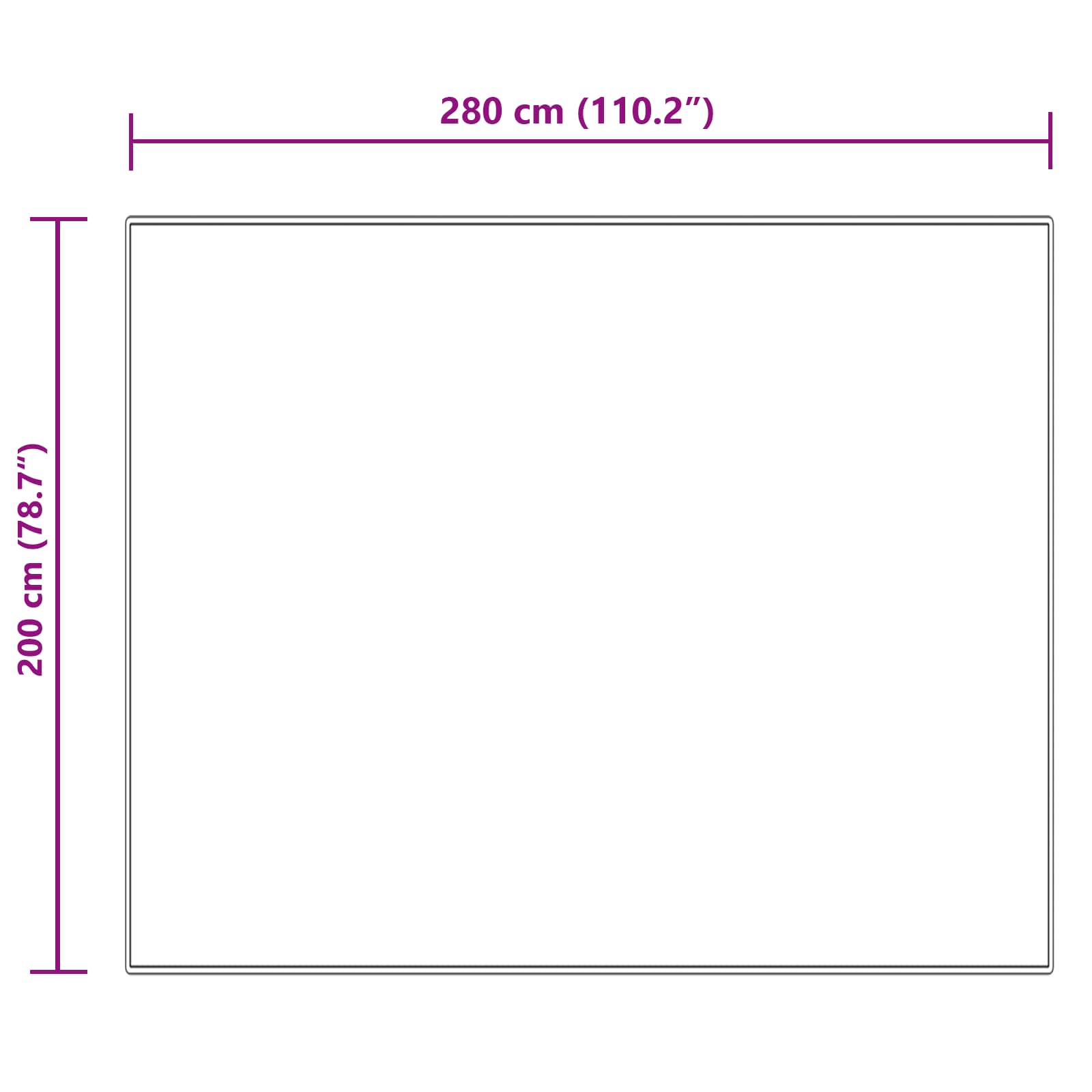 vidaXL Dywan z sztucznej owczej skóry TAFALLA kremowy 200 x 280 cm