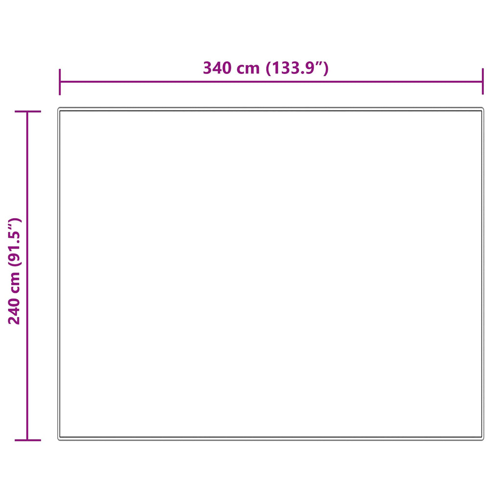 vidaXL Dywan z sztucznej owczej skóry TAFALLA kremowy 240 x 340 cm