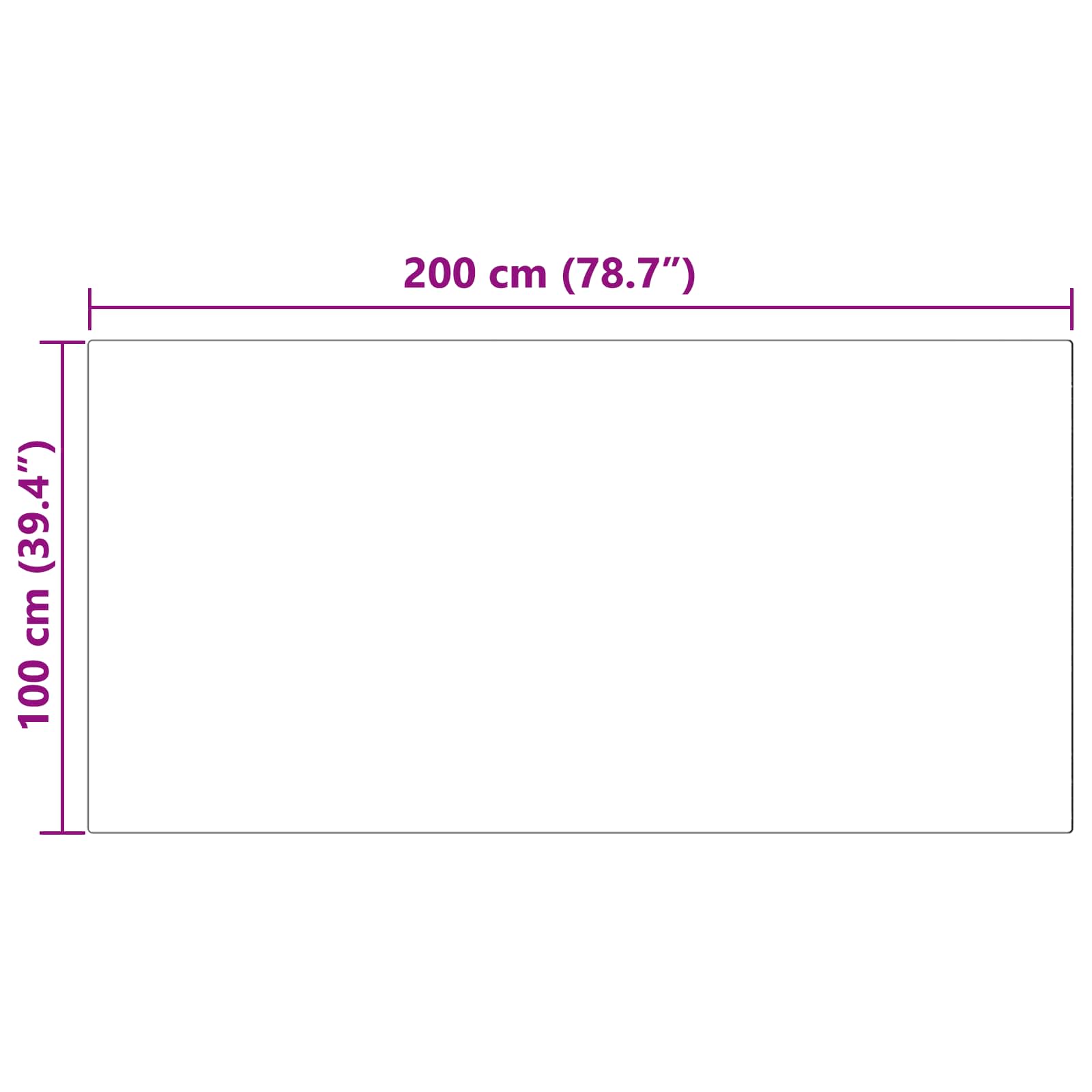 vidaXL Dywan z sztucznej owczej skóry TAFALLA Szary 100 x 200 cm