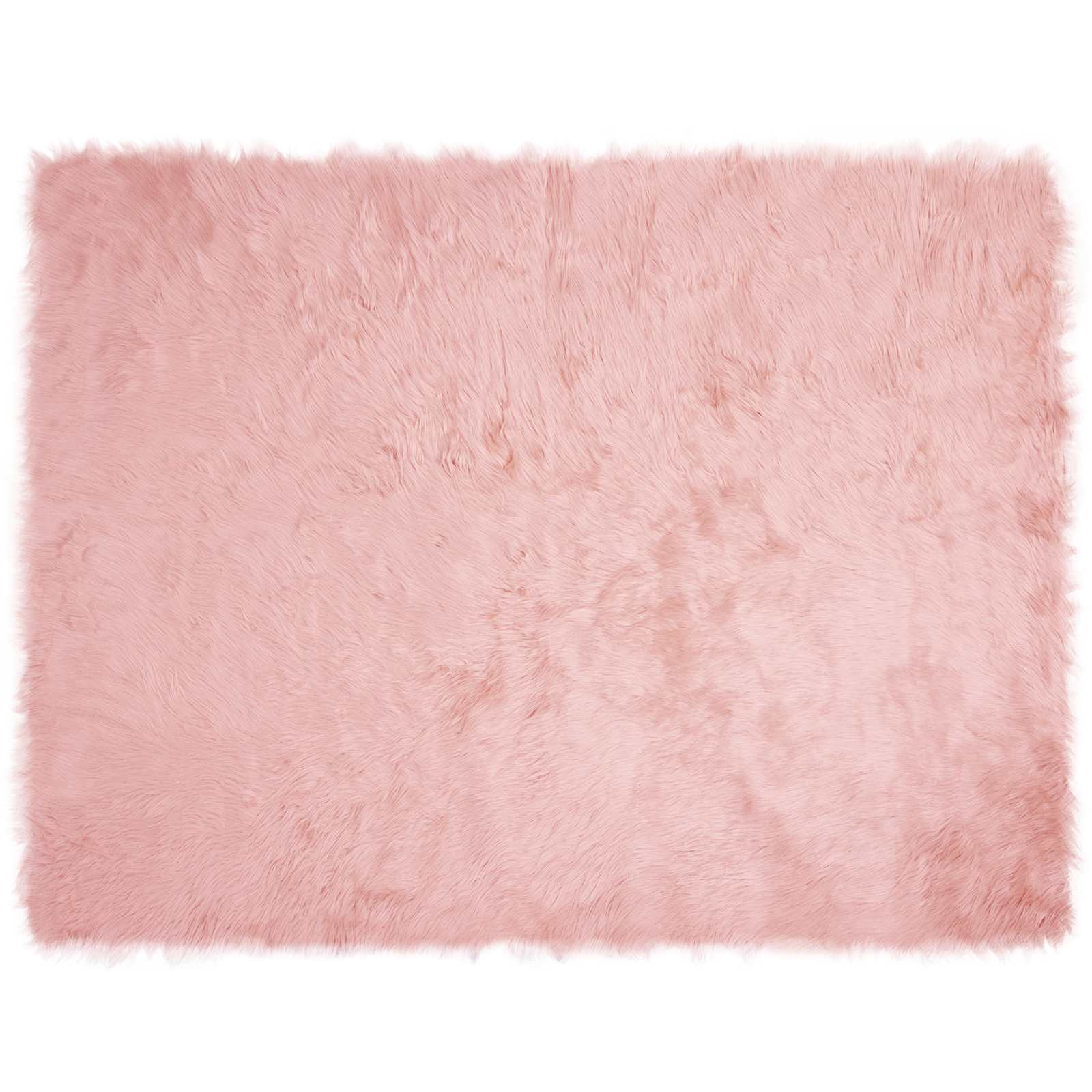 vidaXL Dywan z sztucznej owczej skóry TAFALLA różowy 240 x 340 cm