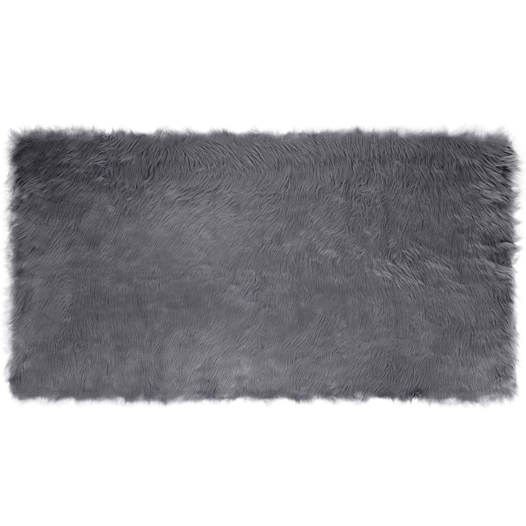 vidaXL Dywan z sztucznej owczej skóry TAFALLA antracytowy 60 x 110 cm