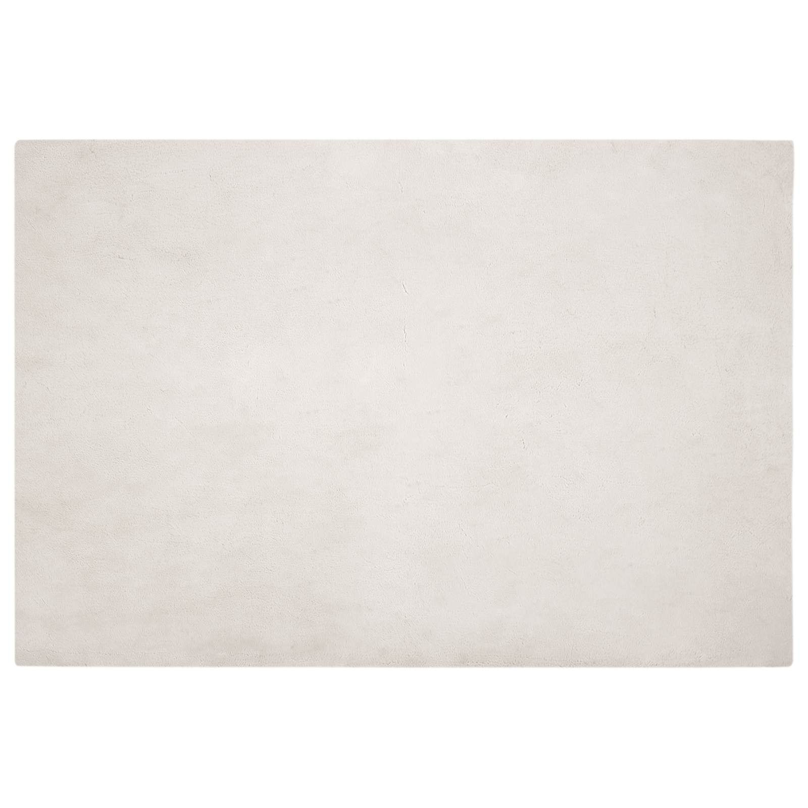 vidaXL Dywan antypoślizgowy z sztucznego futra królika OLITE Beżowy