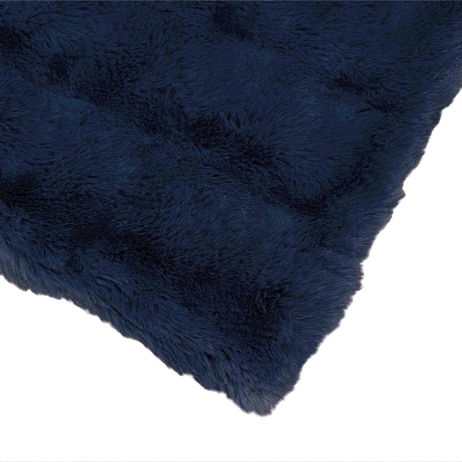vidaXL Koc antypoślizgowy z sztucznego futra królika Olite 4 pcs