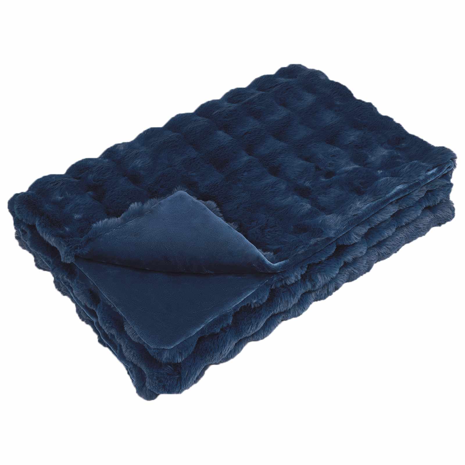 vidaXL Koc antypoślizgowy z sztucznego futra królika Olite 4 pcs