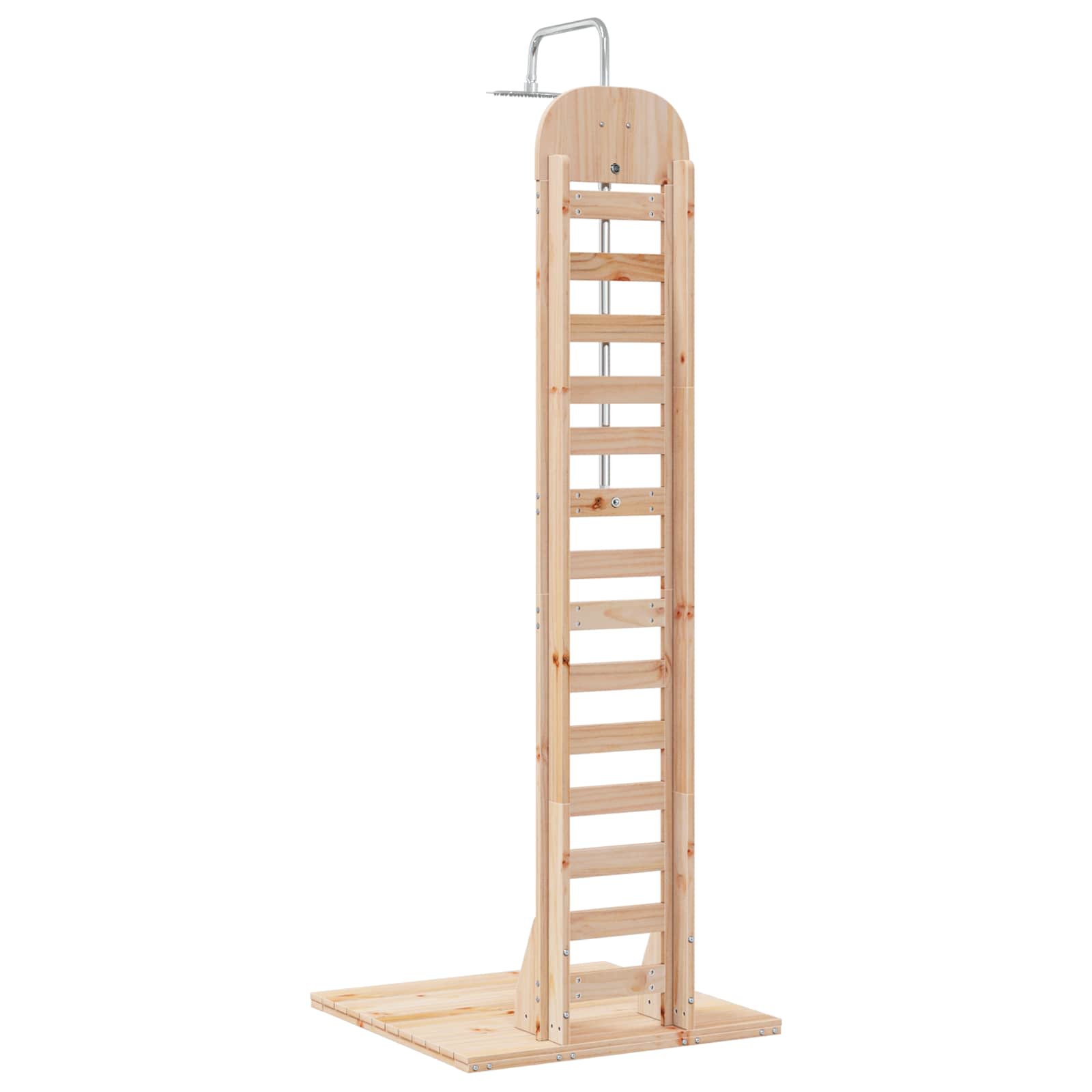 vidaXL Prysznic na zewnątrz 223 cm naturalny