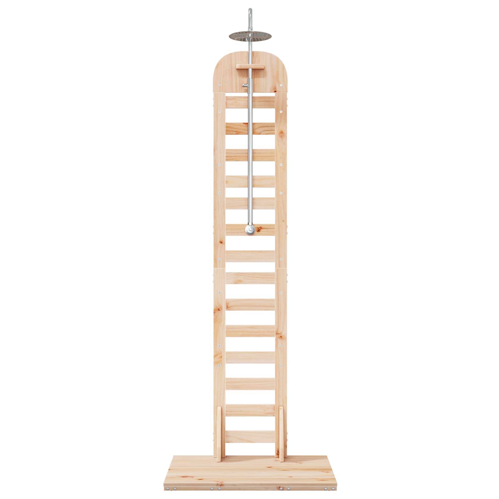 vidaXL Prysznic na zewnątrz 223 cm naturalny