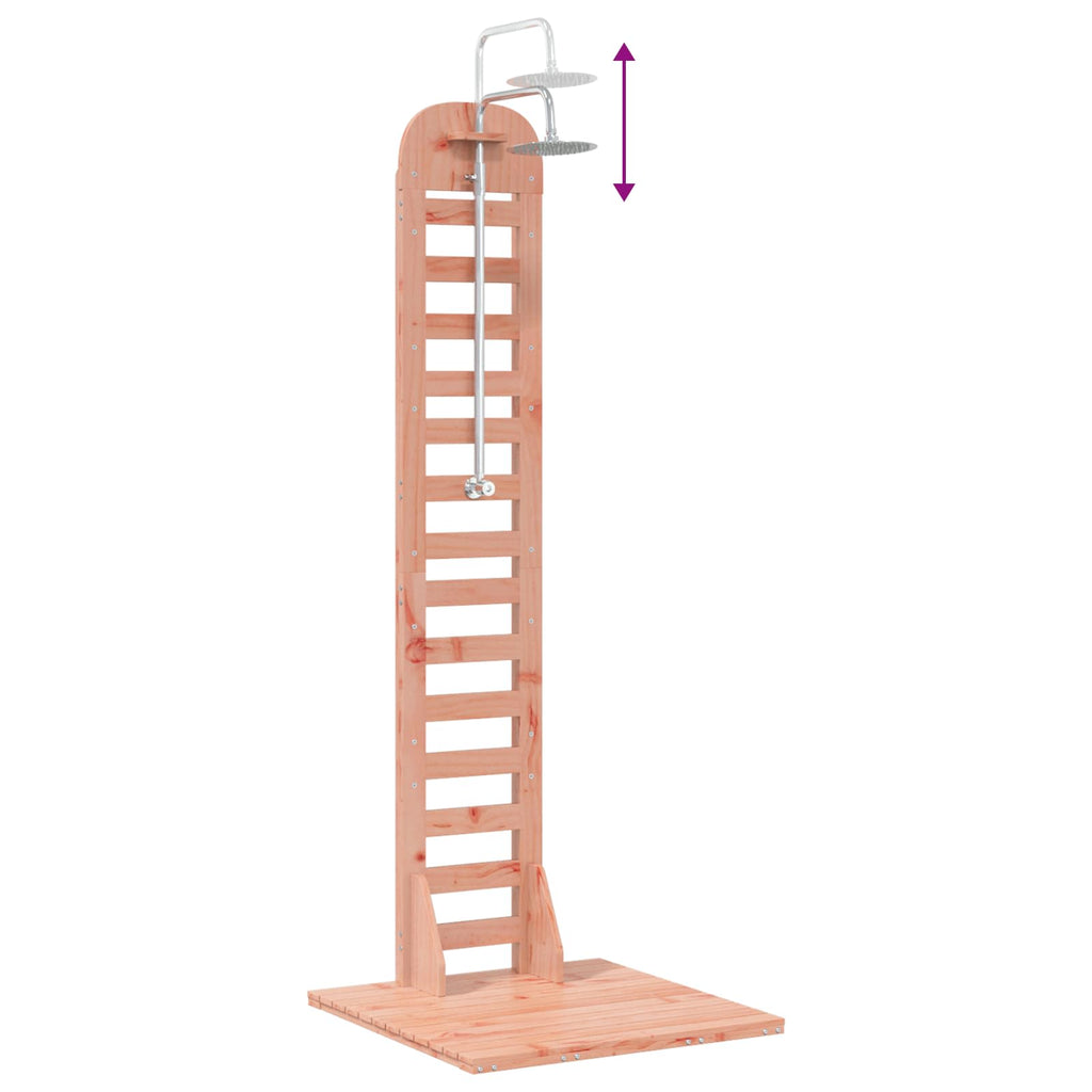 vidaXL Prysznic na zewnątrz 223 cm naturalny