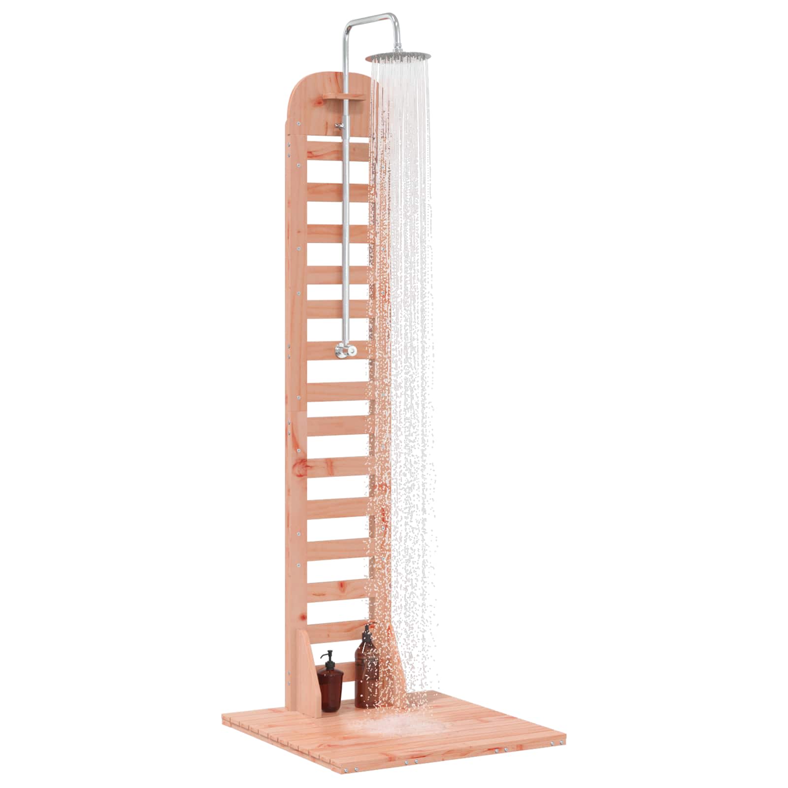 vidaXL Prysznic na zewnątrz 223 cm naturalny
