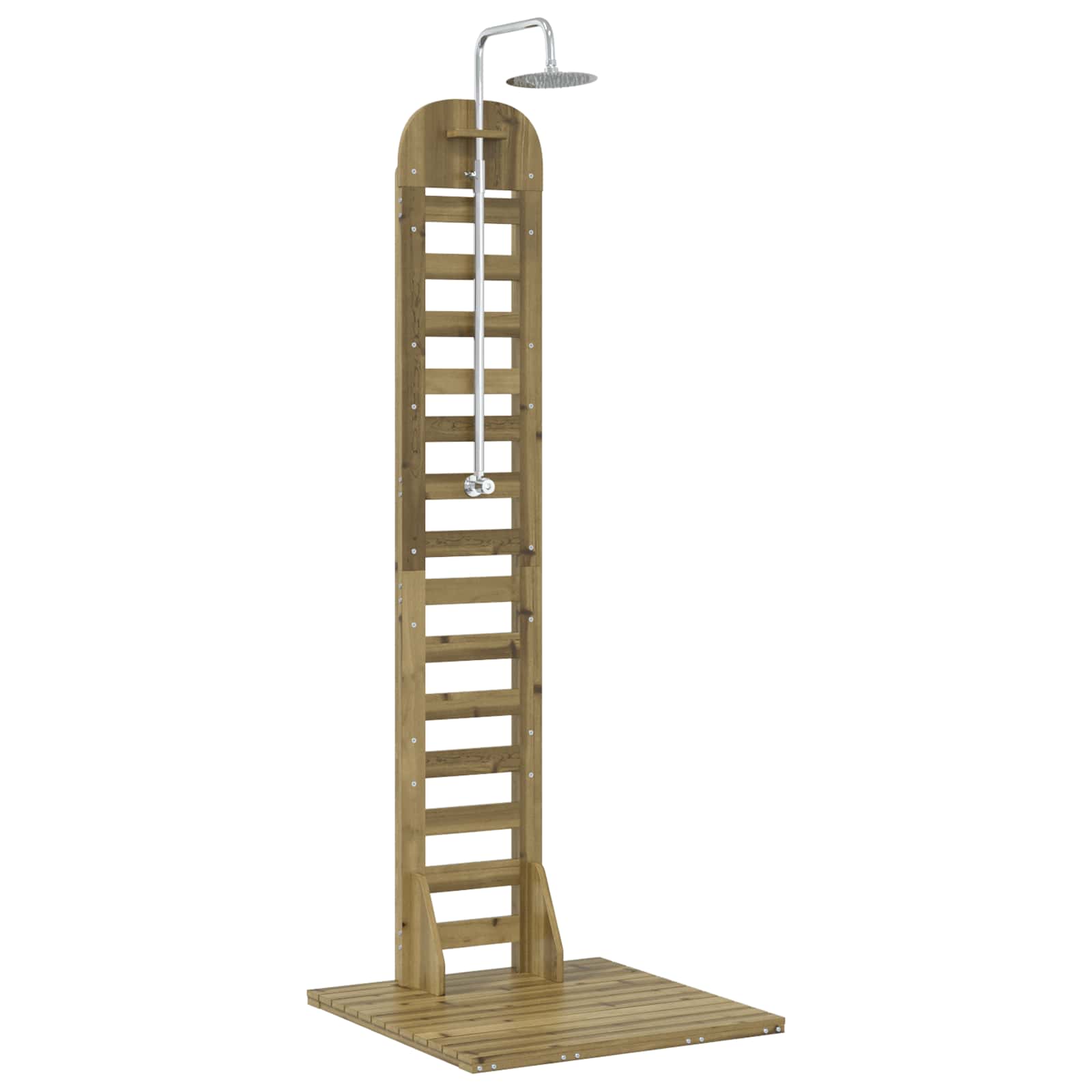vidaXL Prysznic na zewnątrz 223 cm naturalny