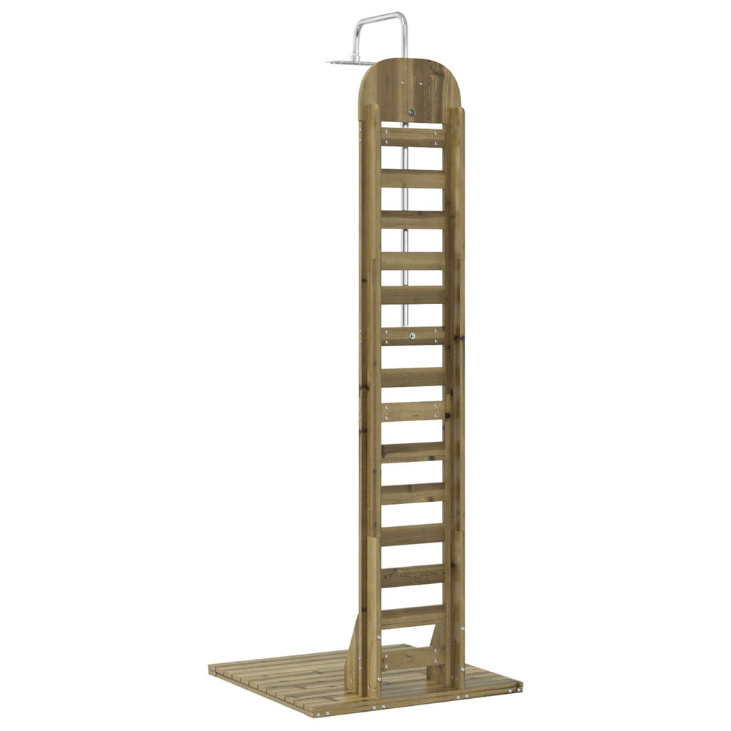 vidaXL Prysznic na zewnątrz 223 cm naturalny