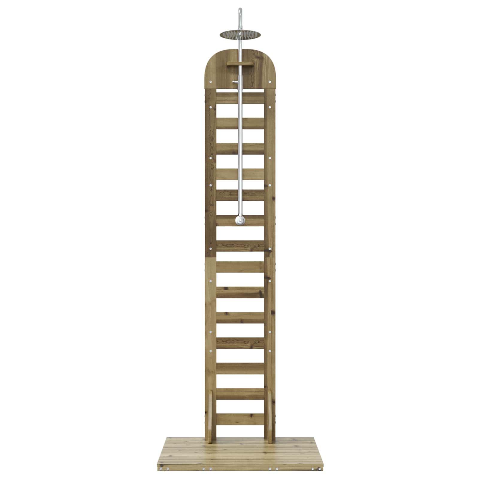vidaXL Prysznic na zewnątrz 223 cm naturalny