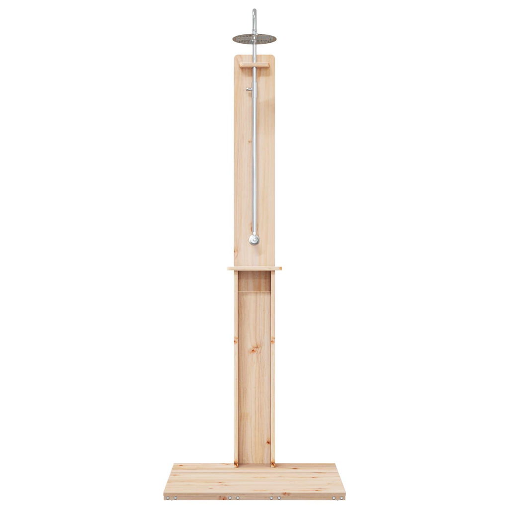 vidaXL Prysznic na zewnątrz 206 cm naturalny