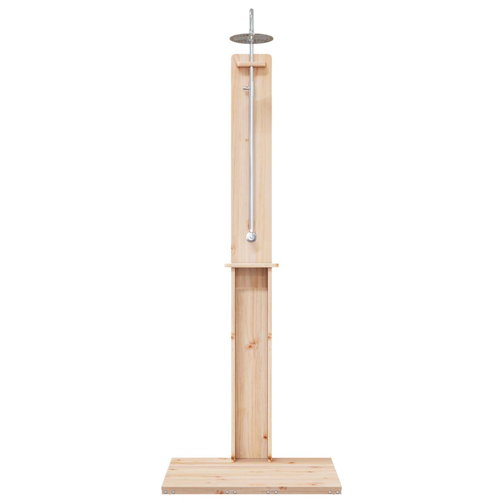 vidaXL Prysznic na zewnątrz 206 cm naturalny
