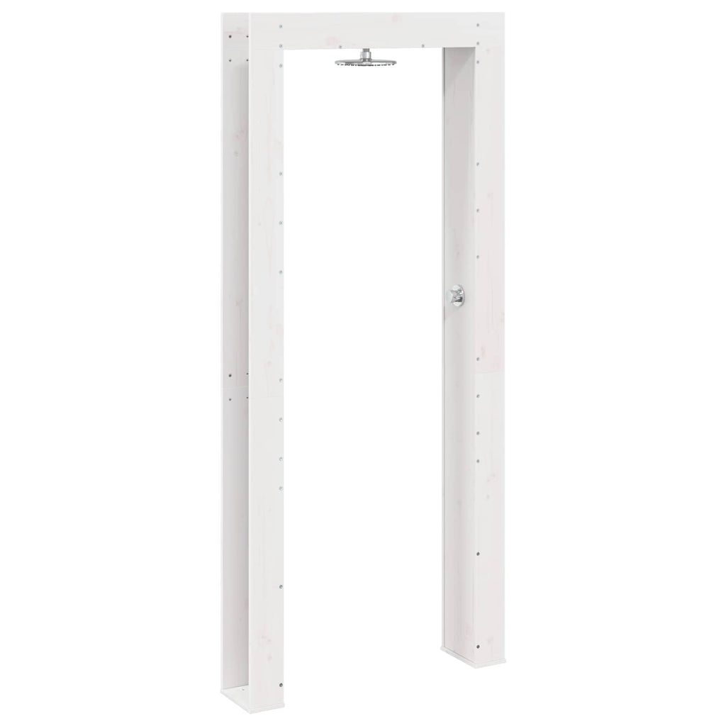 vidaXL Prysznic na zewnątrz 226 cm Biały