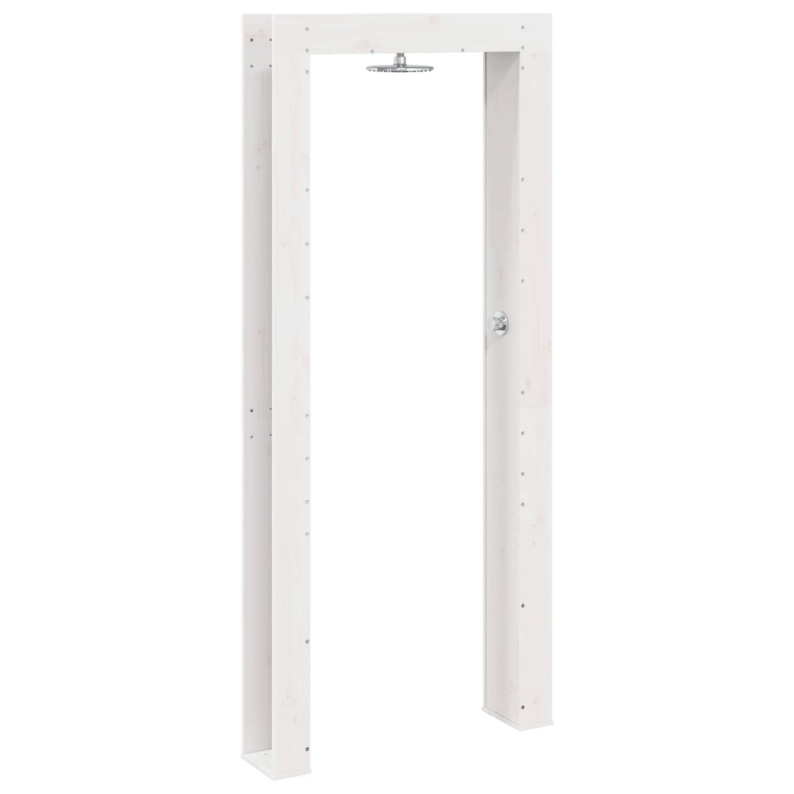 vidaXL Prysznic na zewnątrz 226 cm Biały