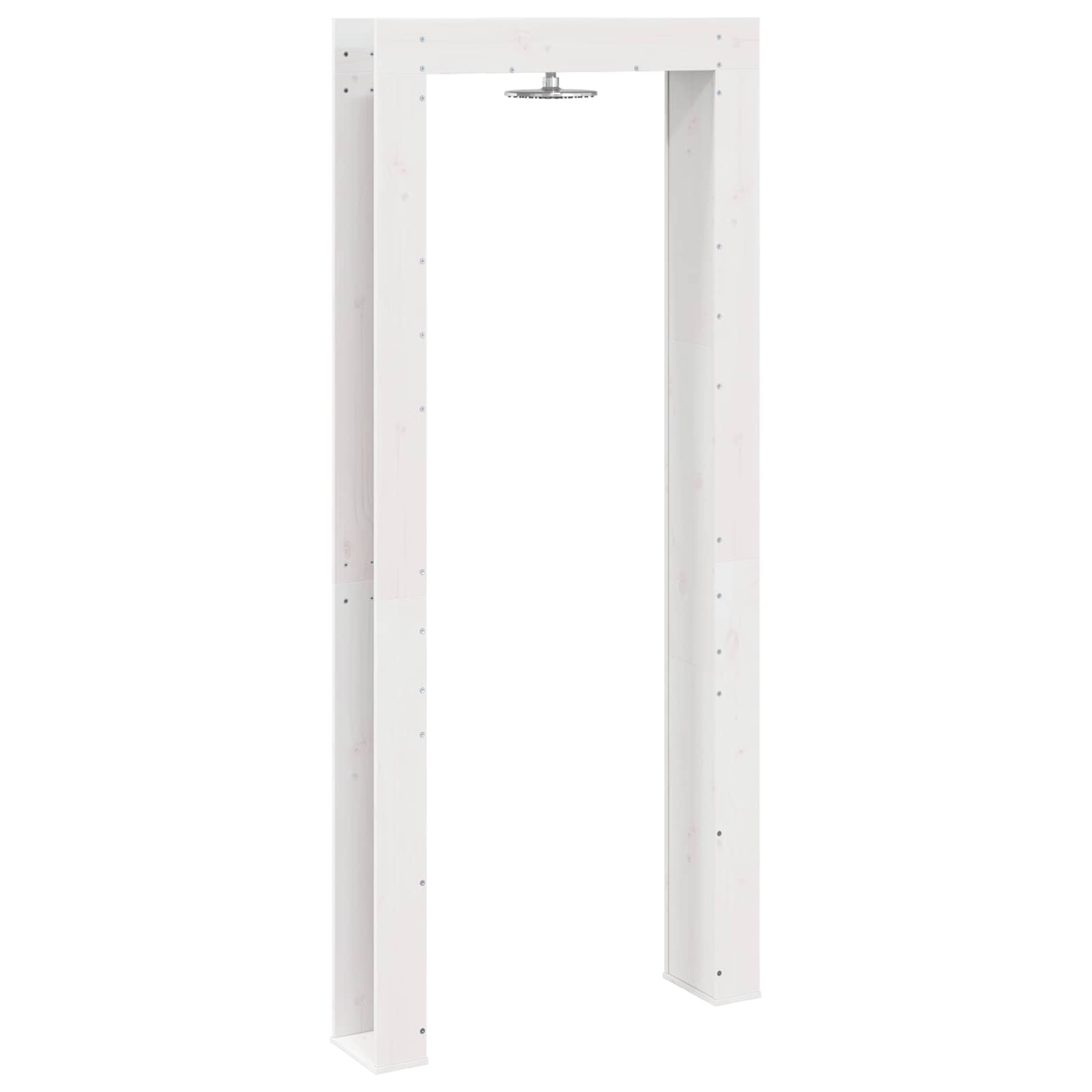 vidaXL Prysznic na zewnątrz 226 cm Biały