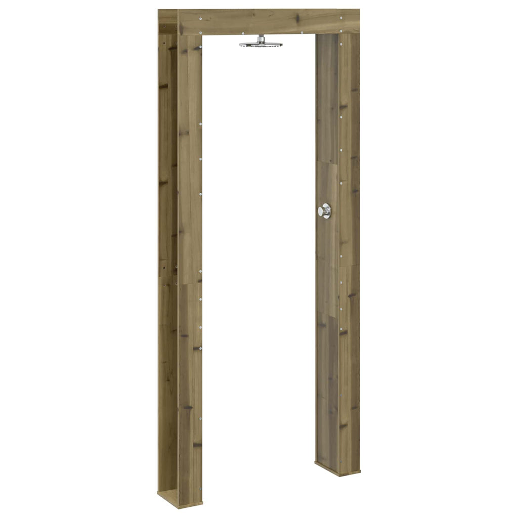 vidaXL Prysznic na zewnątrz 226 cm naturalny
