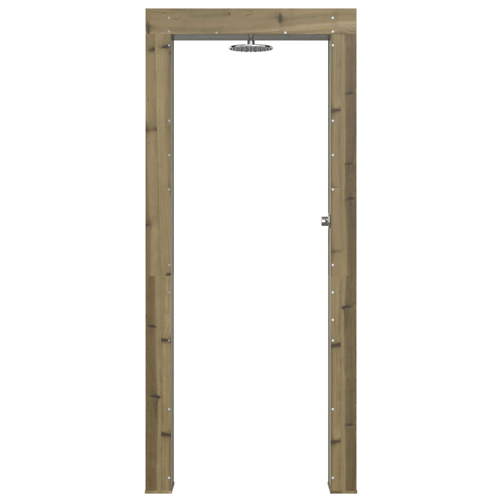 vidaXL Prysznic na zewnątrz 226 cm naturalny