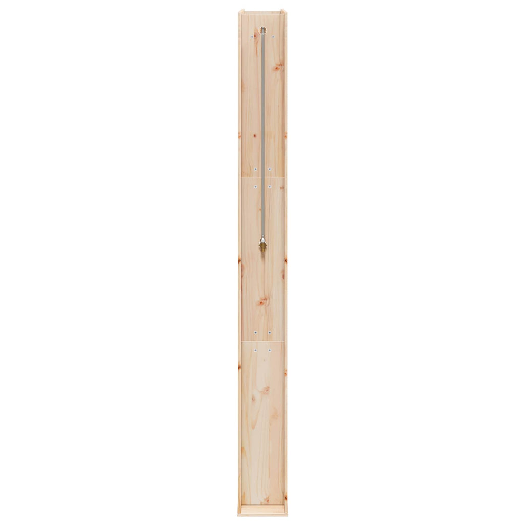 vidaXL Prysznic na zewnątrz 226 cm naturalny