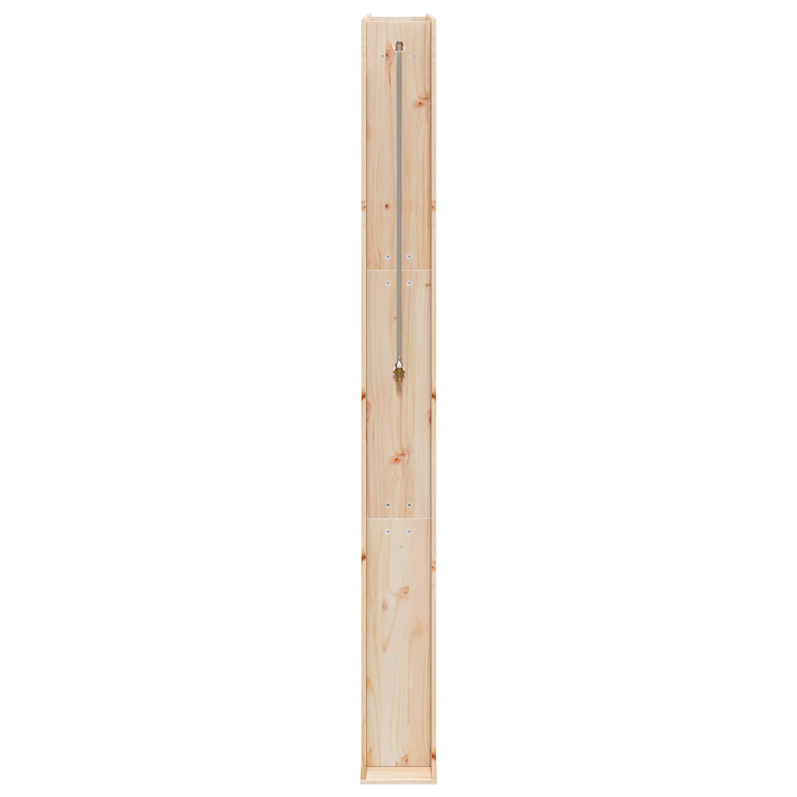 vidaXL Prysznic na zewnątrz 226 cm naturalny