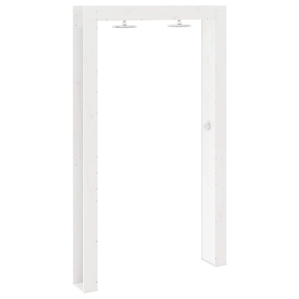 vidaXL Prysznic na zewnątrz 226 cm Biały