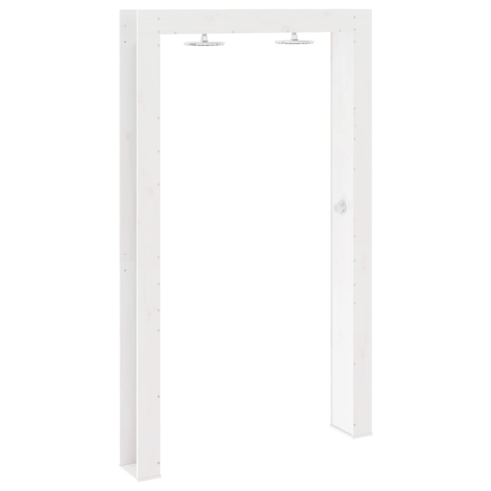 vidaXL Prysznic na zewnątrz 226 cm Biały