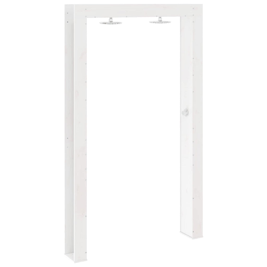 vidaXL Prysznic na zewnątrz 226 cm Biały