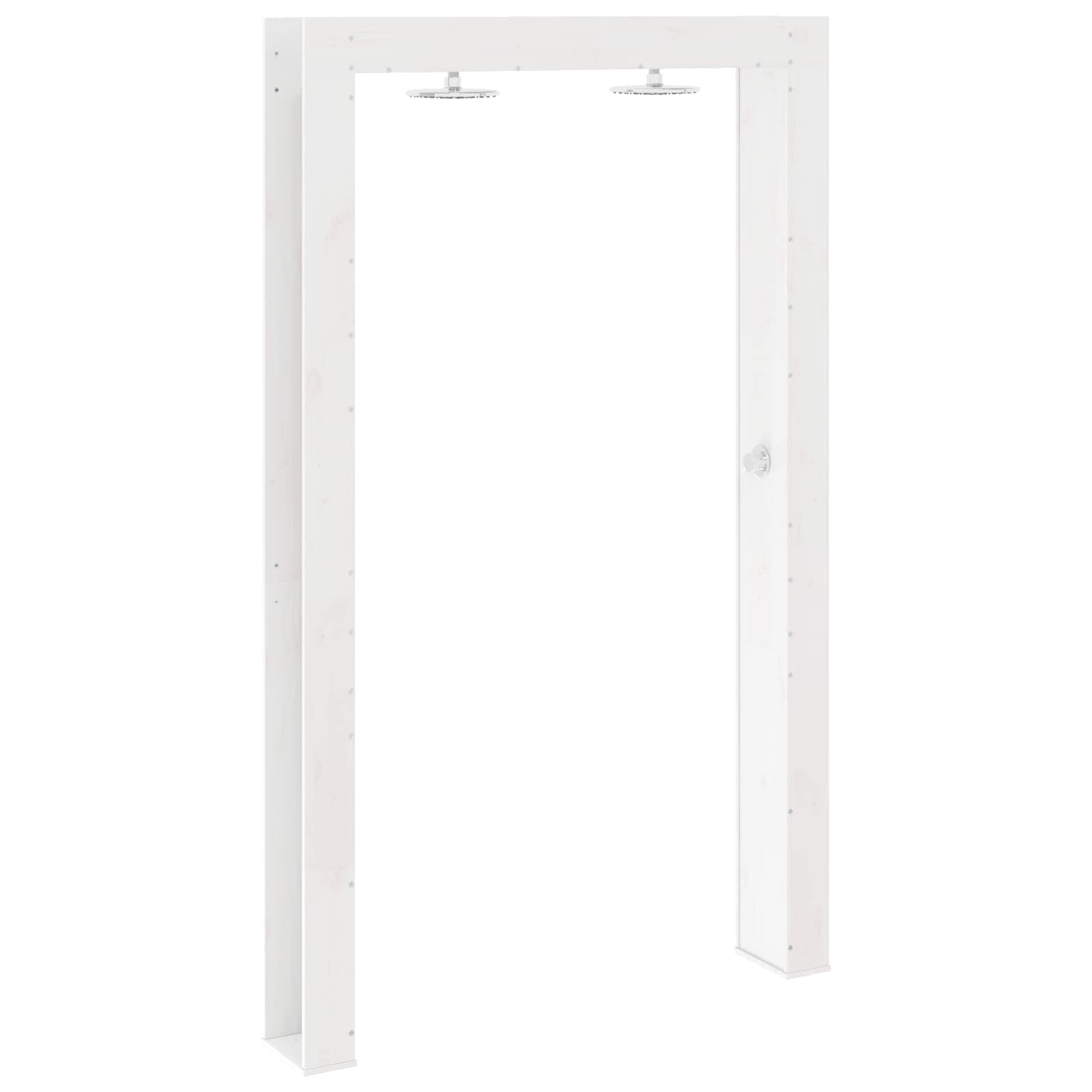 vidaXL Prysznic na zewnątrz 226 cm Biały