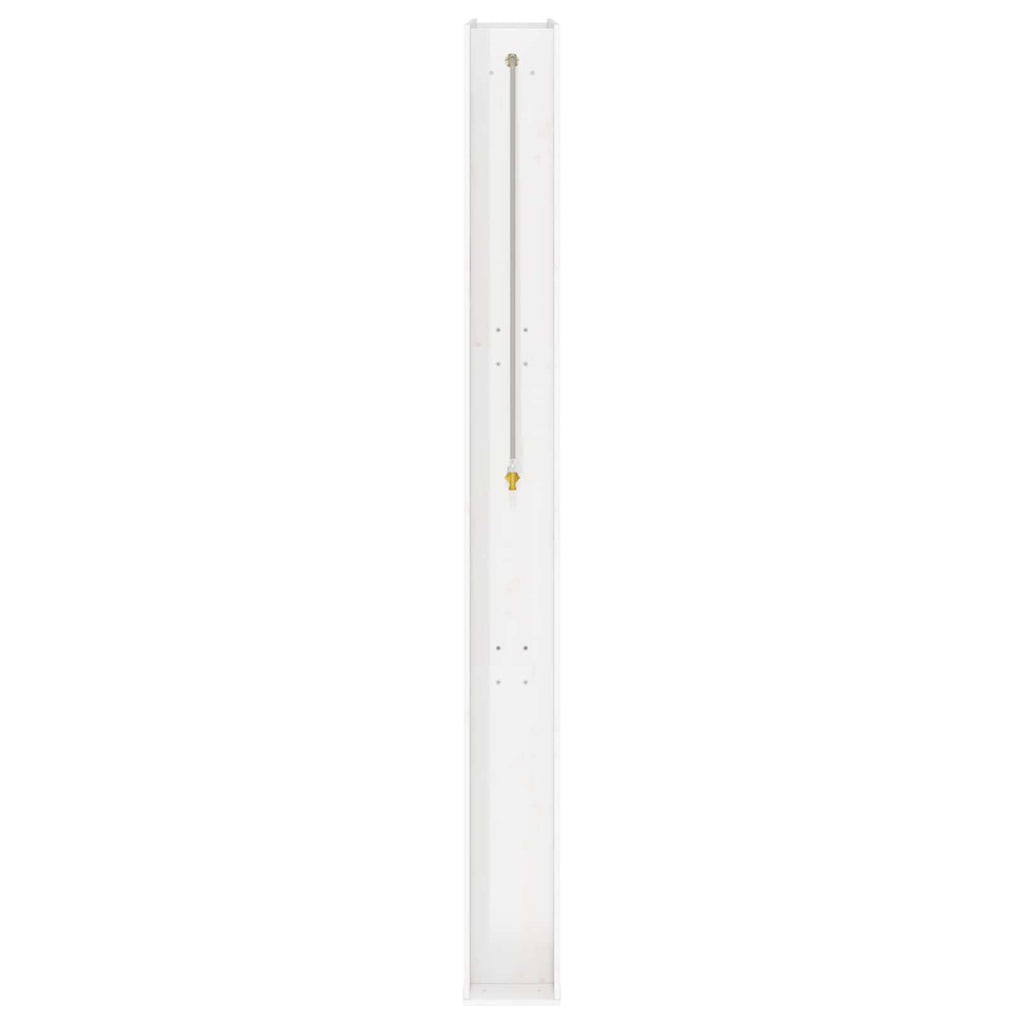 vidaXL Prysznic na zewnątrz 226 cm Biały