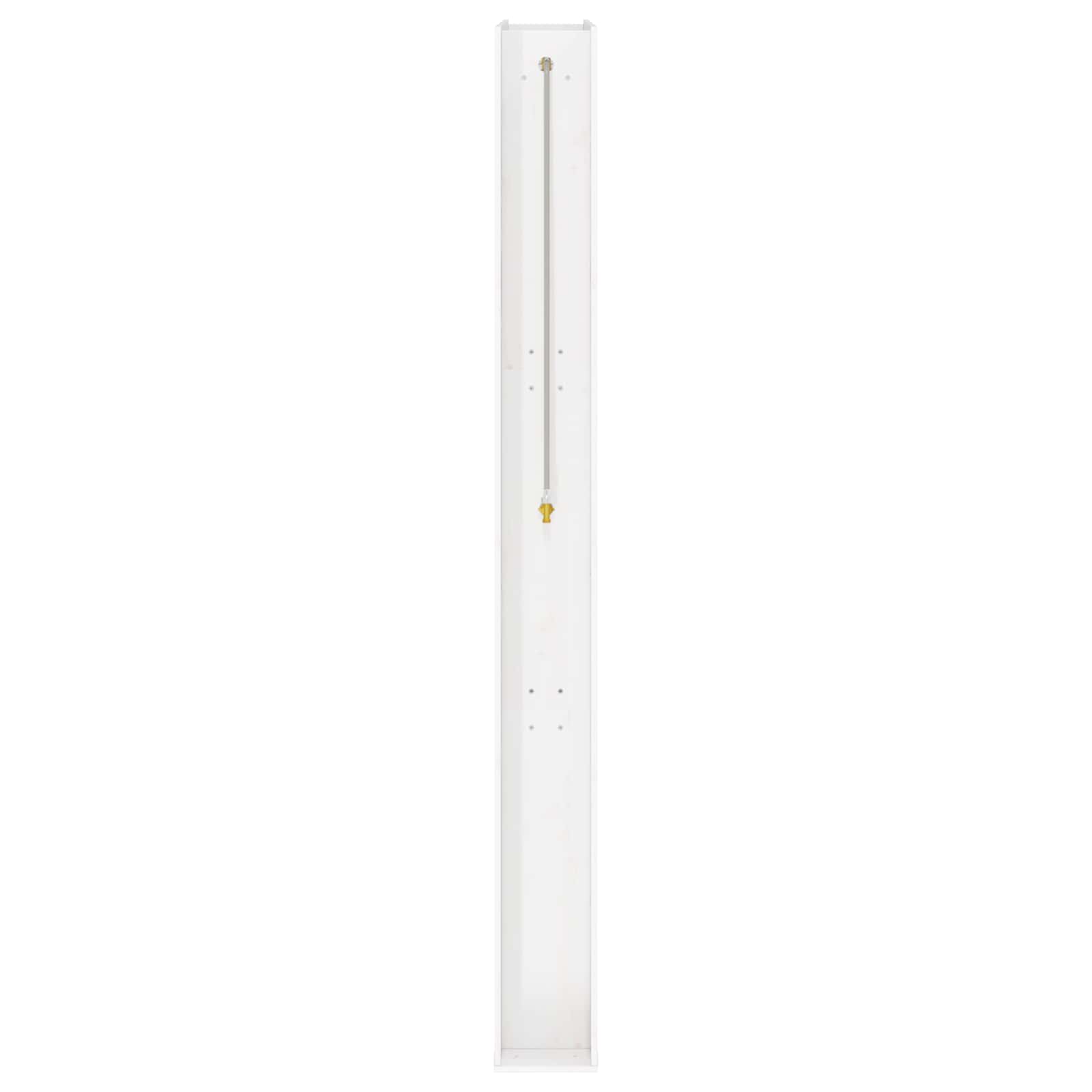 vidaXL Prysznic na zewnątrz 226 cm Biały