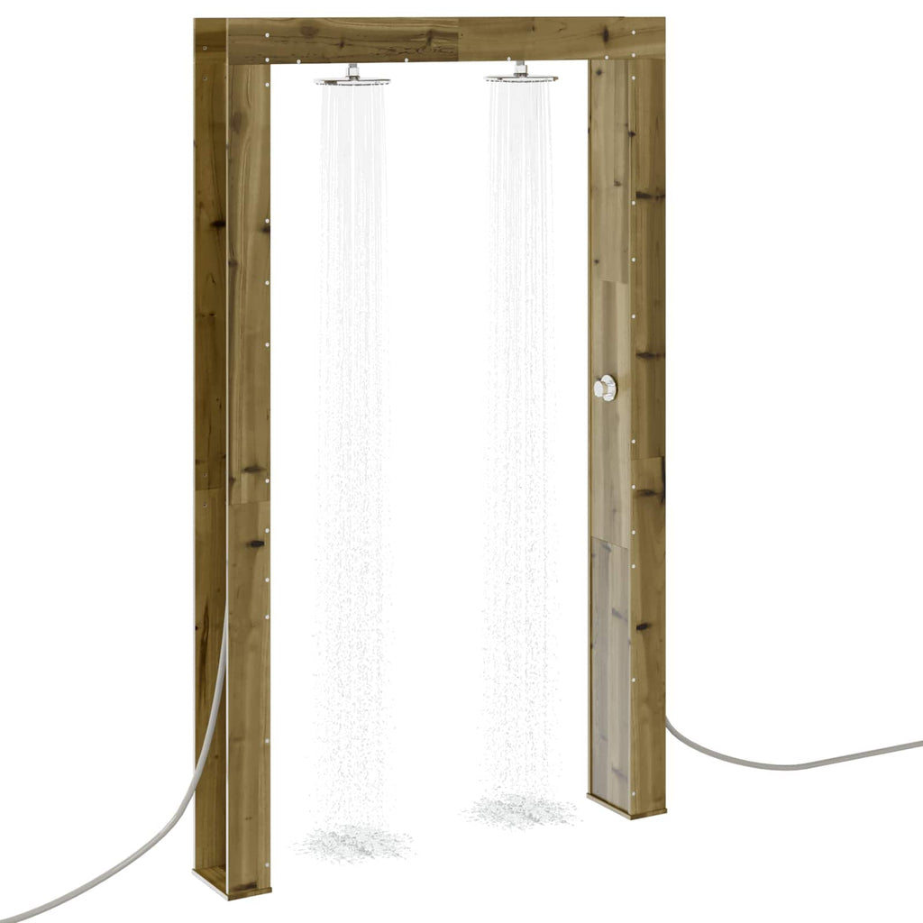 vidaXL Prysznic na zewnątrz 226 cm naturalny