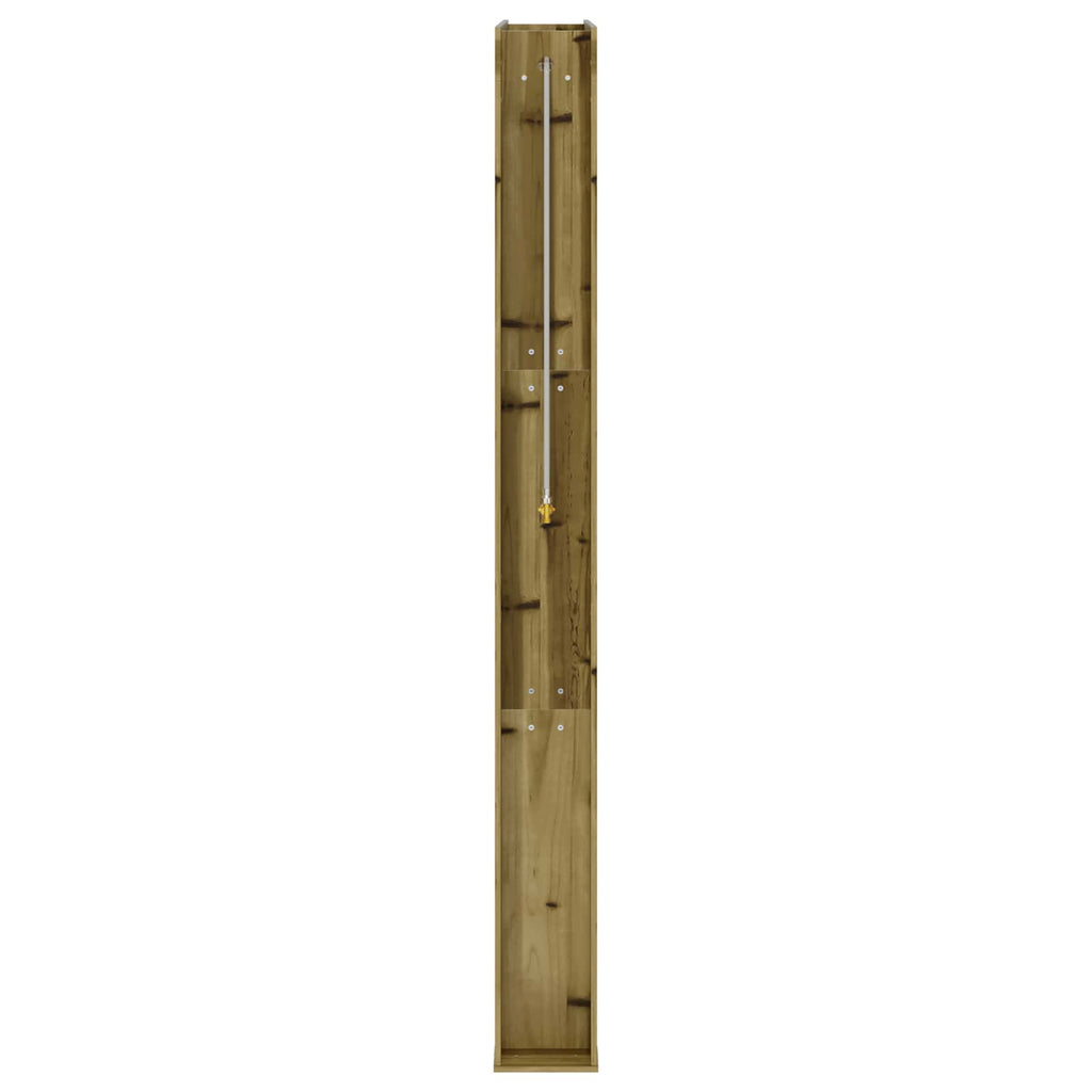 vidaXL Prysznic na zewnątrz 226 cm naturalny