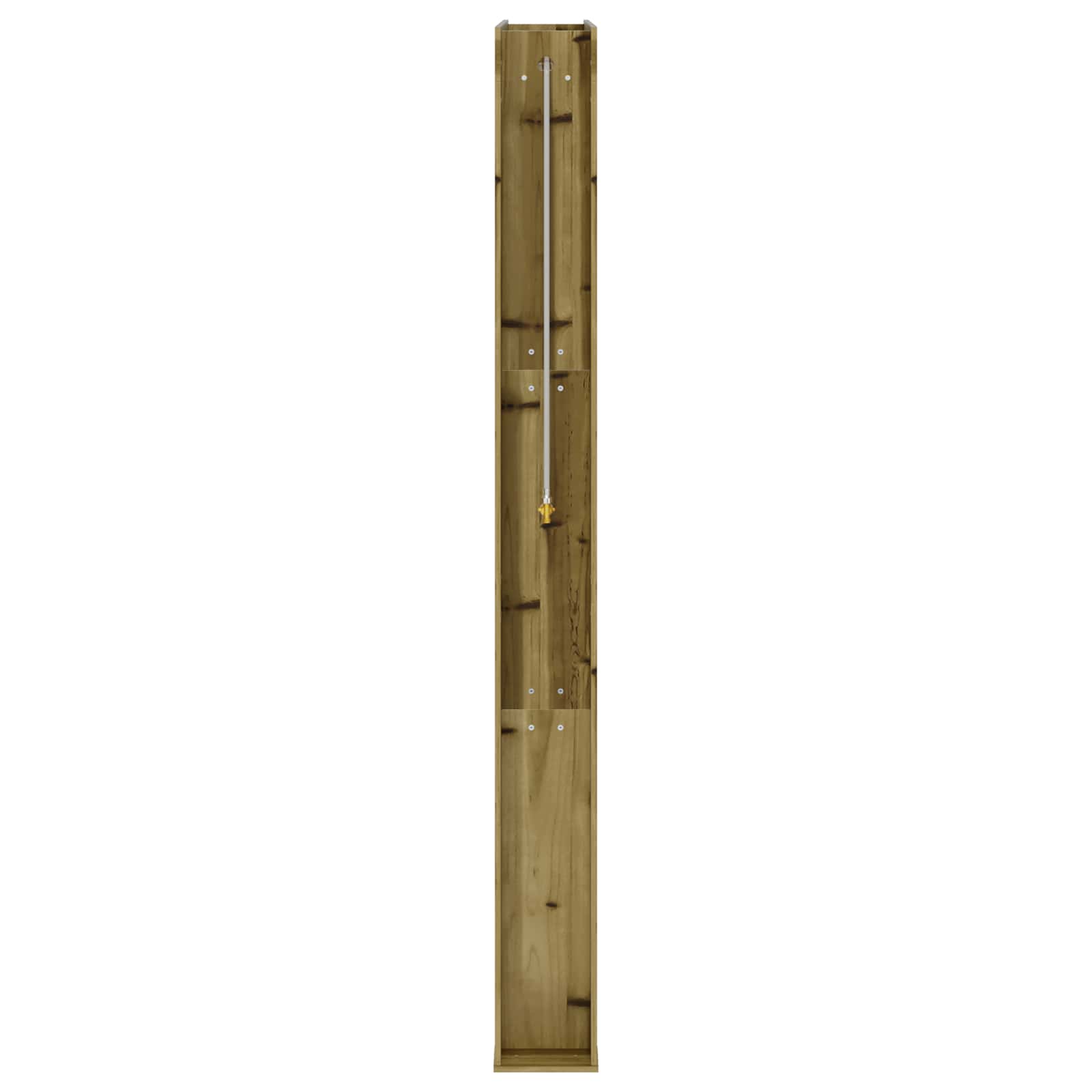 vidaXL Prysznic na zewnątrz 226 cm naturalny