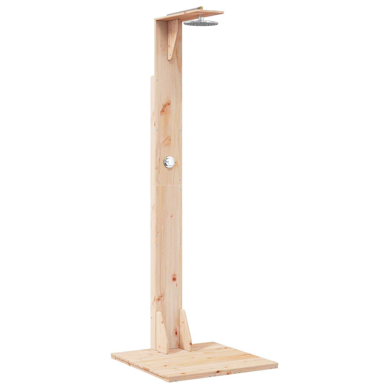vidaXL Prysznic na zewnątrz 214,5 cm naturalny