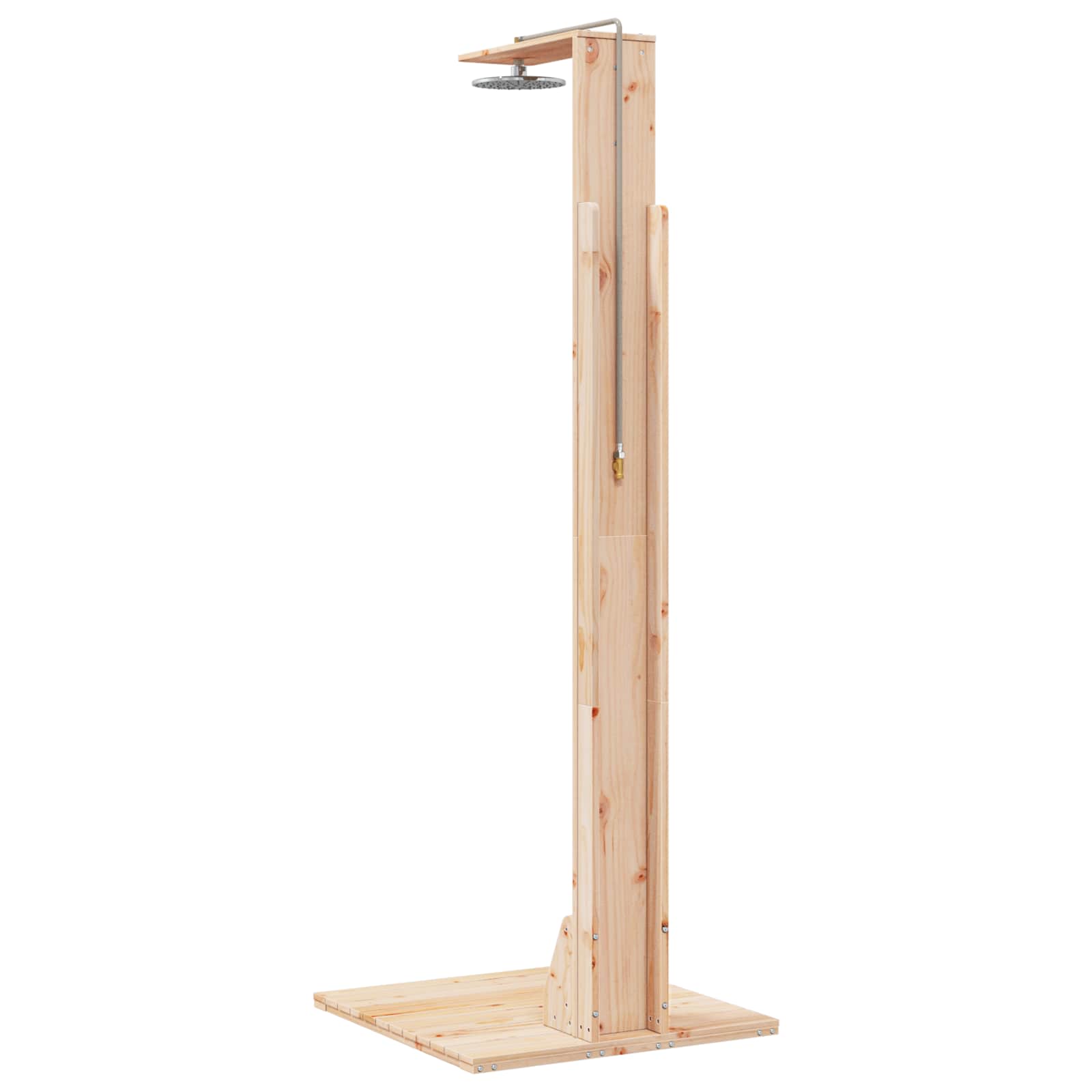 vidaXL Prysznic na zewnątrz 214,5 cm naturalny
