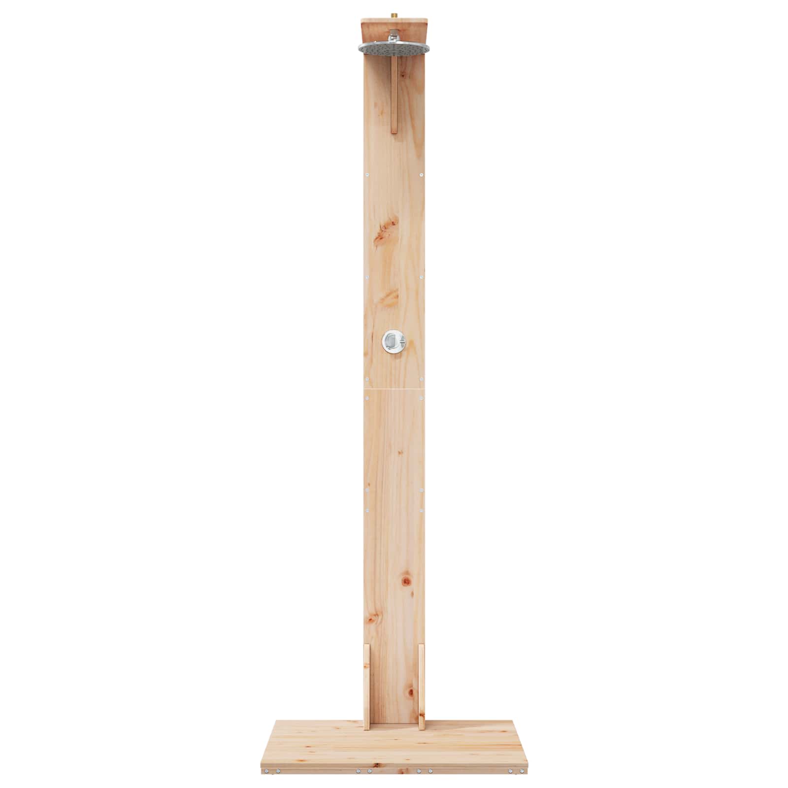 vidaXL Prysznic na zewnątrz 214,5 cm naturalny