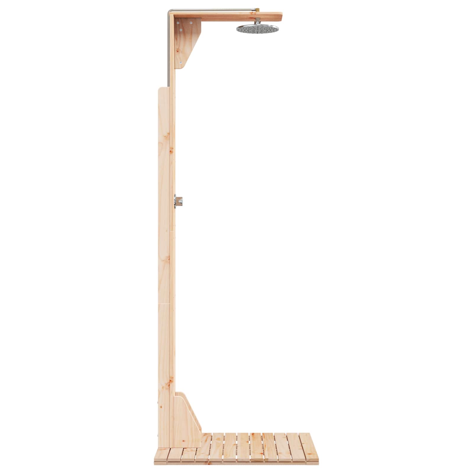 vidaXL Prysznic na zewnątrz 214,5 cm naturalny