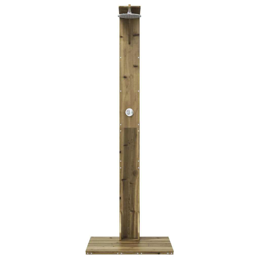 vidaXL Prysznic na zewnątrz 214,5 cm naturalny