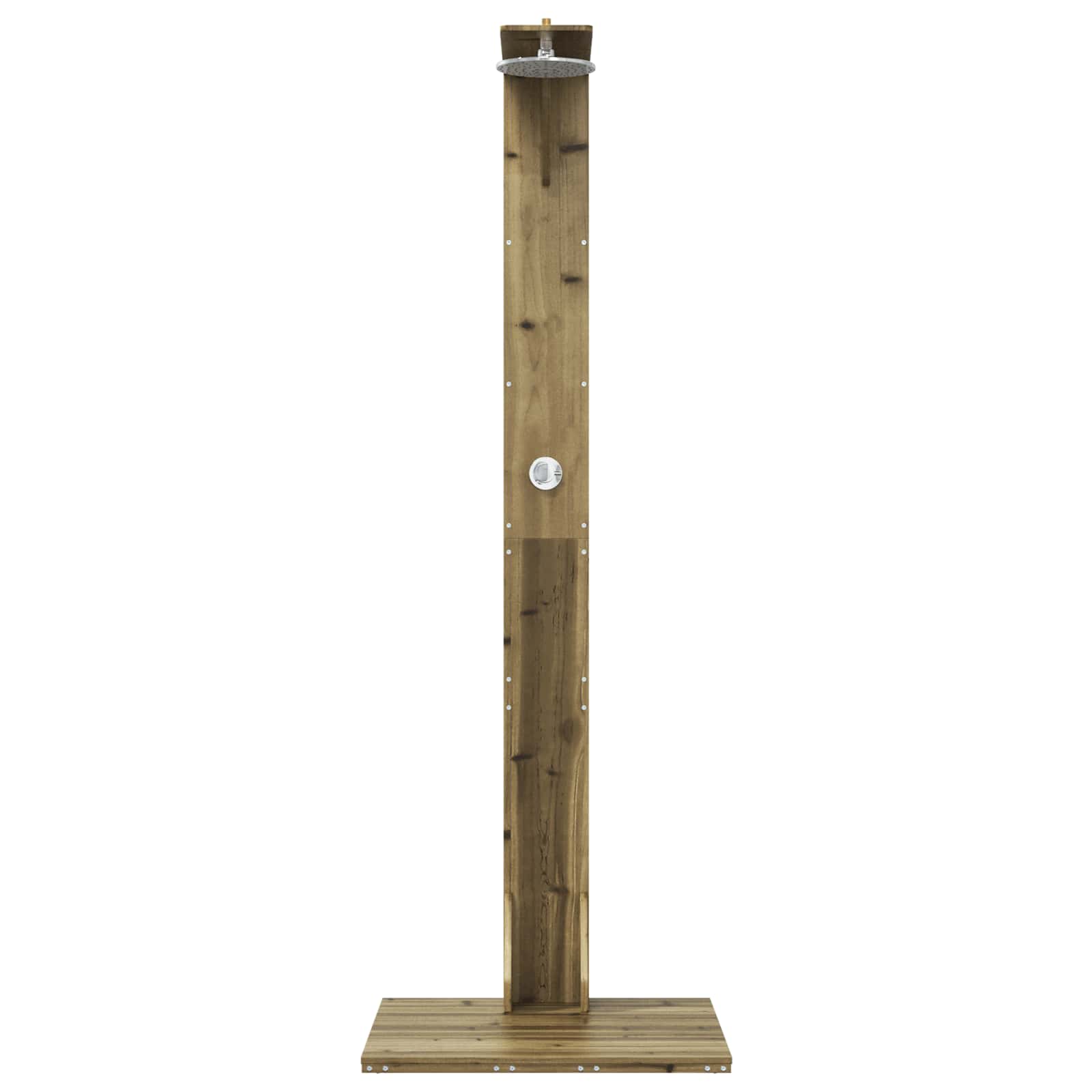 vidaXL Prysznic na zewnątrz 214,5 cm naturalny