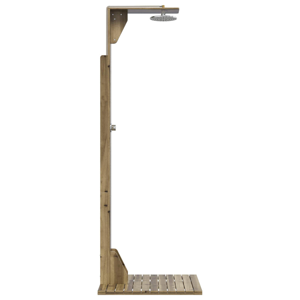 vidaXL Prysznic na zewnątrz 214,5 cm naturalny