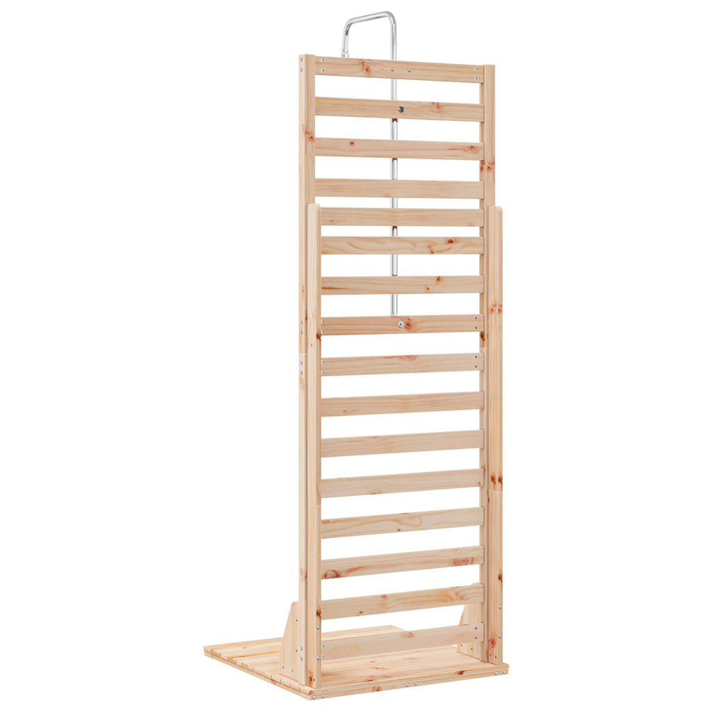 vidaXL Prysznic na zewnątrz 225 cm naturalny