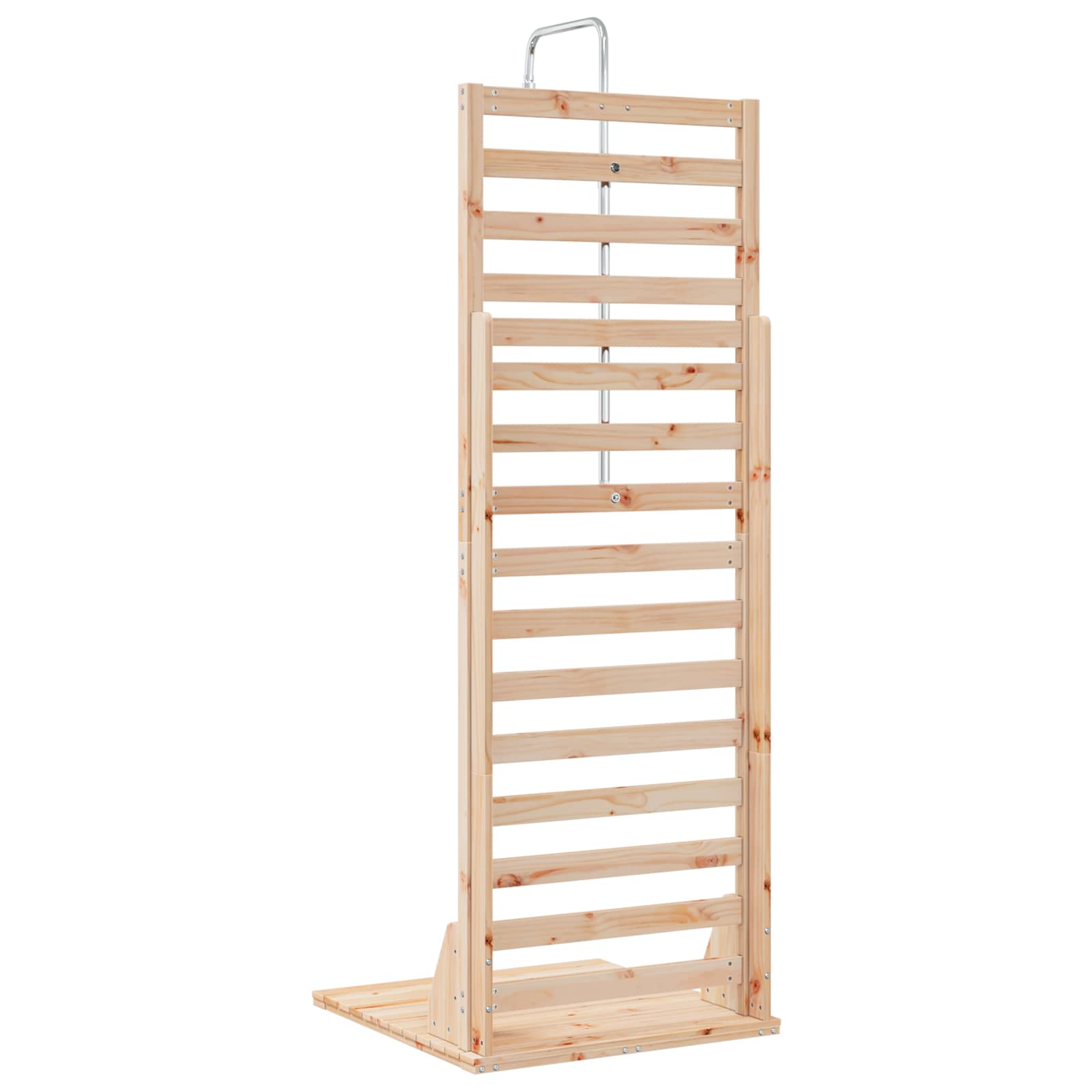 vidaXL Prysznic na zewnątrz 225 cm naturalny