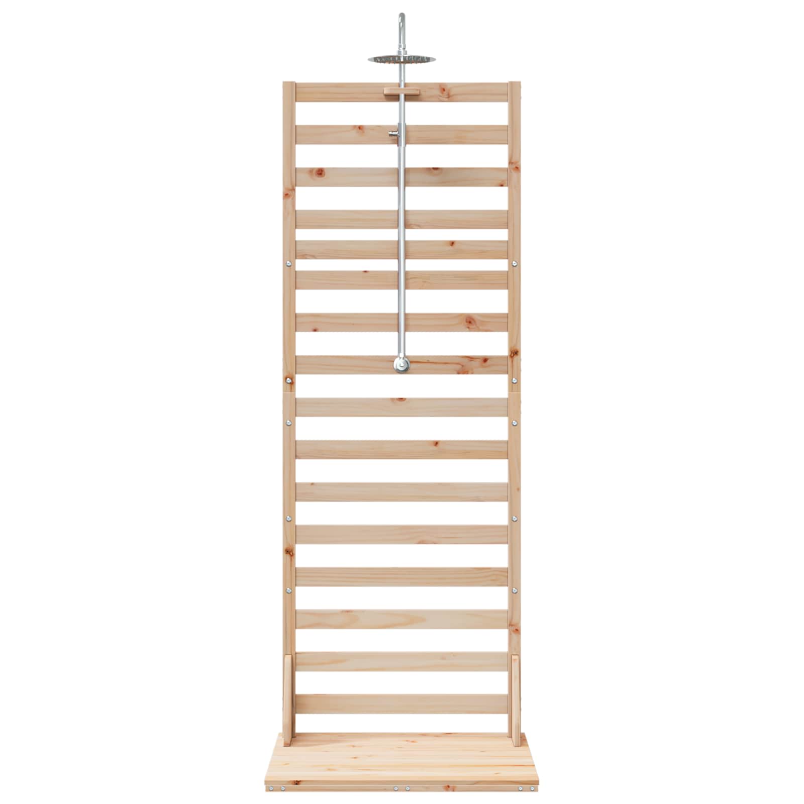 vidaXL Prysznic na zewnątrz 225 cm naturalny