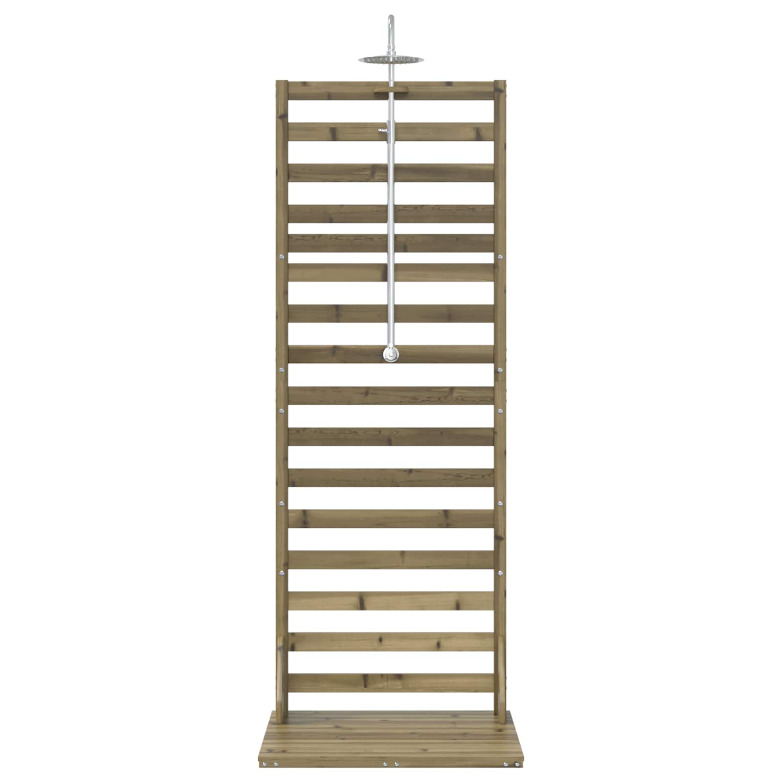 vidaXL Prysznic na zewnątrz 225 cm naturalny