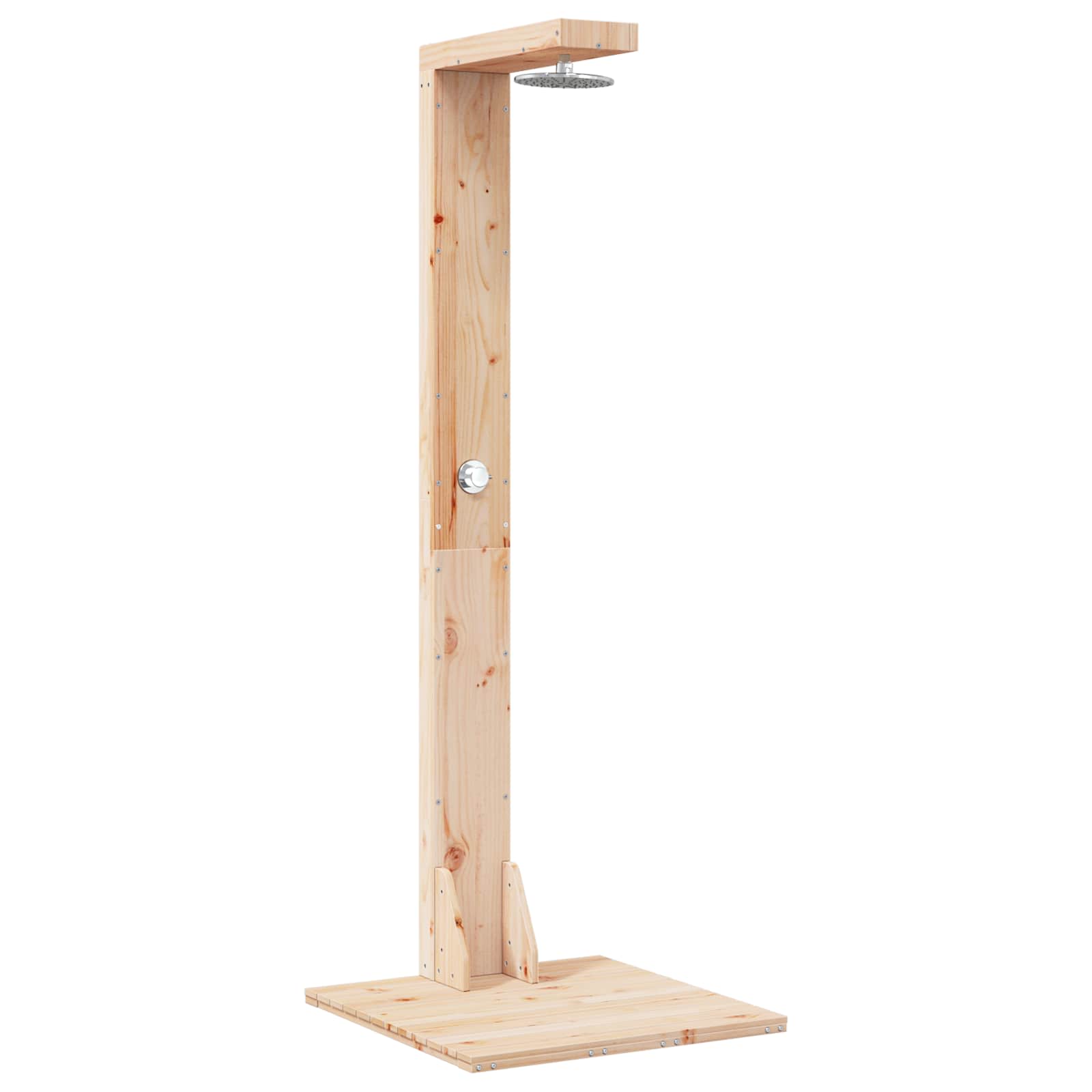 vidaXL Prysznic na zewnątrz 210 cm naturalny