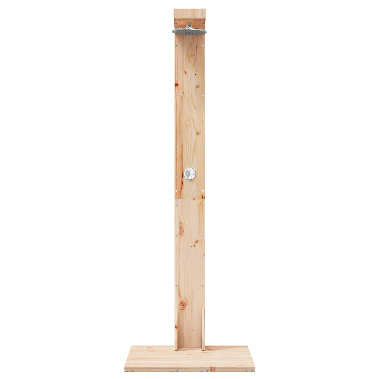 vidaXL Prysznic na zewnątrz 210 cm naturalny
